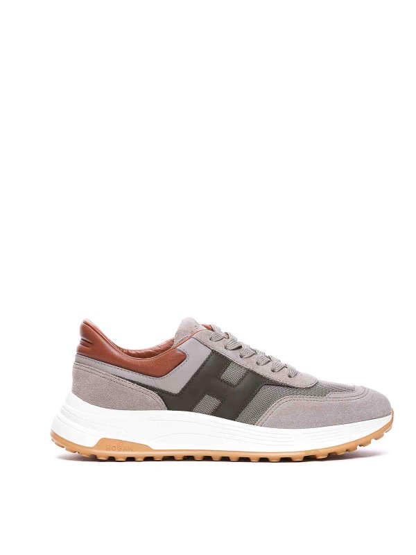 HOGAN: Chaussures de sport - Baskets - Gris