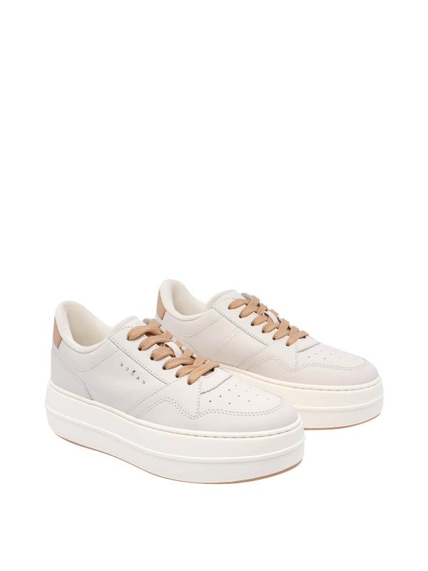 HOGAN: Chaussures de sport online - Baskets - Beige