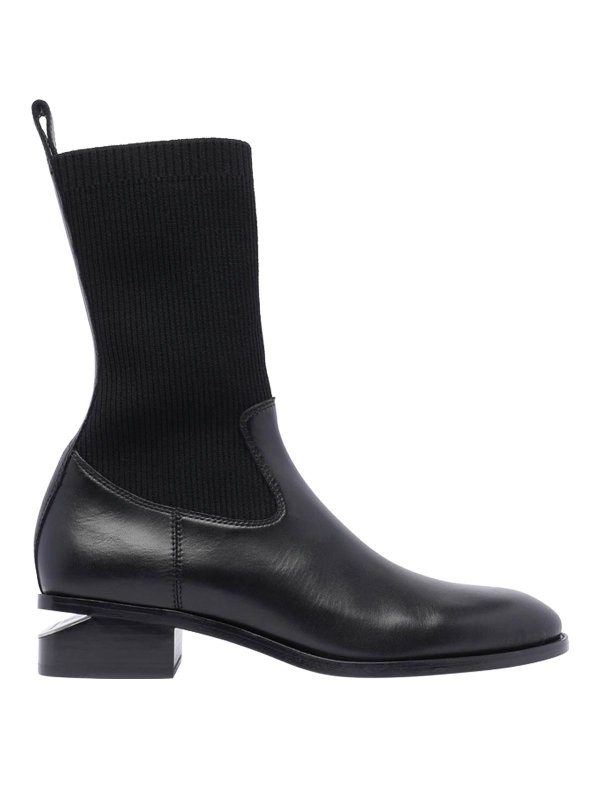 ALEXANDER WANG: tronchetti - Stivaletti con calzini Kane