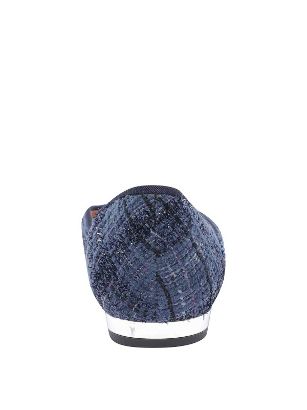 フラットシューズ - ブルー shop online: Aquazzura