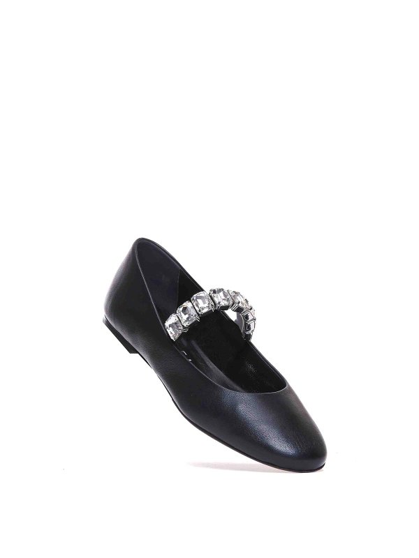 The Best Shops Casadei: Ballerines - Ballerines - Noir