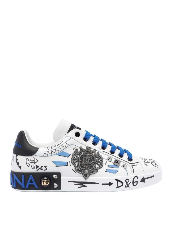 DOLCE & GABBANA: スニーカー - スニーカー - 白