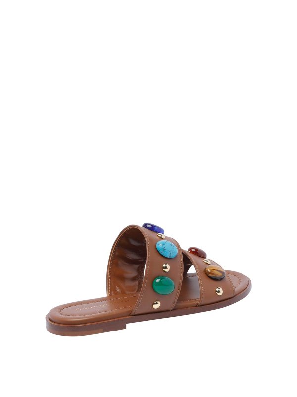 The Best Shops Gianvito Rossi: サンダル - サンダル - ブラウン