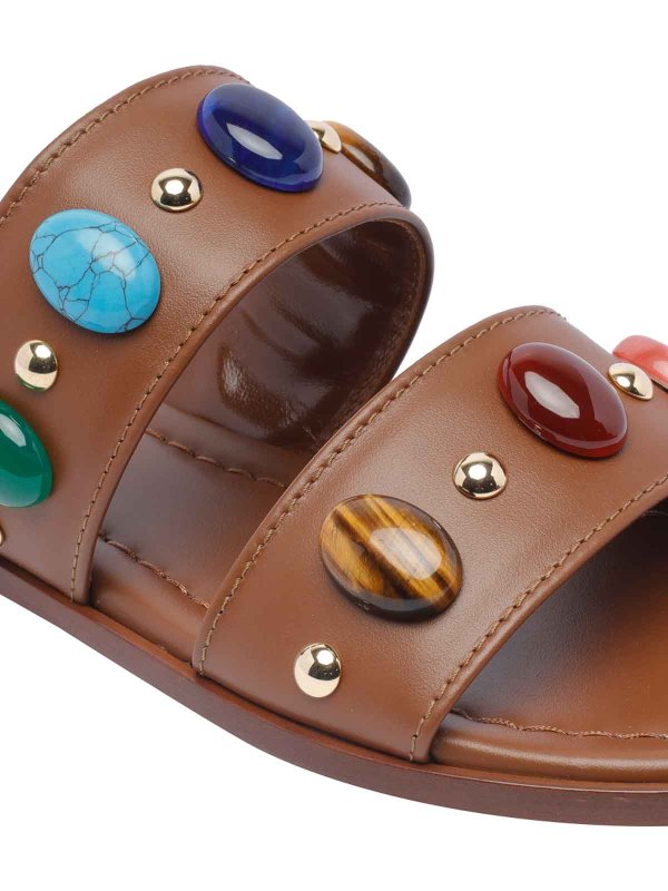 サンダル - ブラウン shop online: Gianvito Rossi