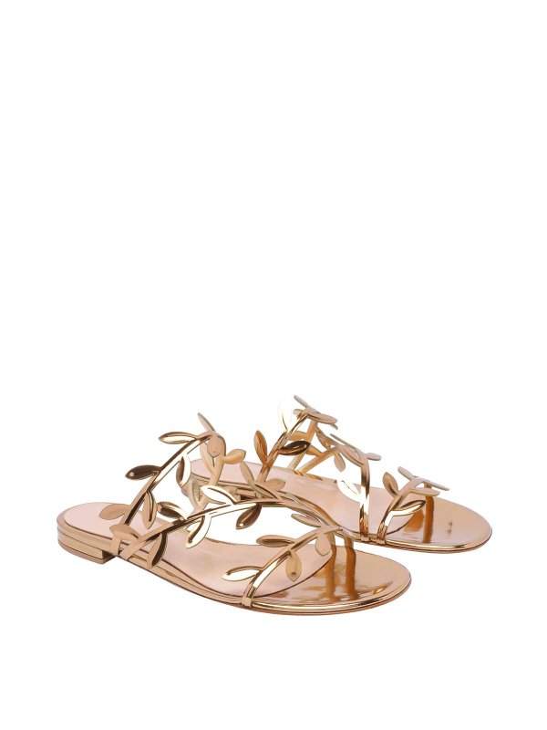 Gianvito Rossi: Sandales online - Sandales - Or