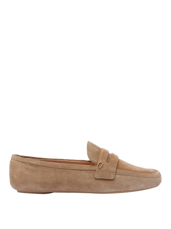 Gianvito Rossi: ロファー＆スリッパ - ローファー - ベージュ