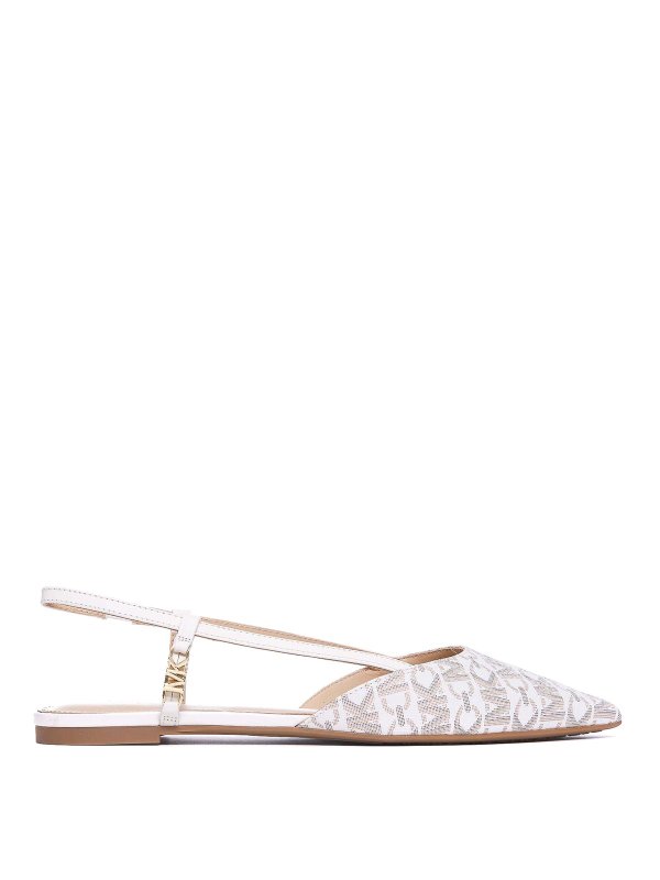 Michael Michael Kors: フラットシューズ - フラットシューズ - 白