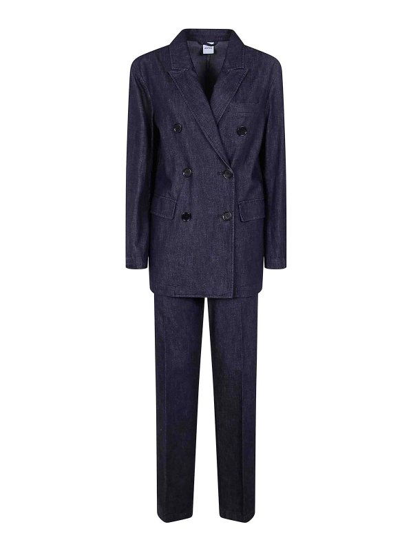 ASPESI: casual suits - Classic Suit With Doublebreast Jacket