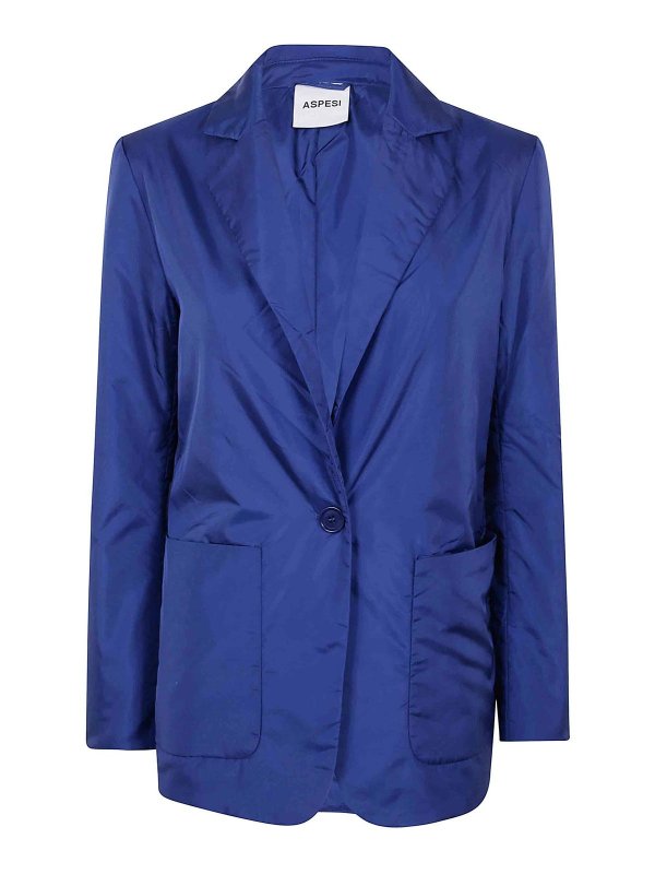 ASPESI: Blazer - Blazer - Azul