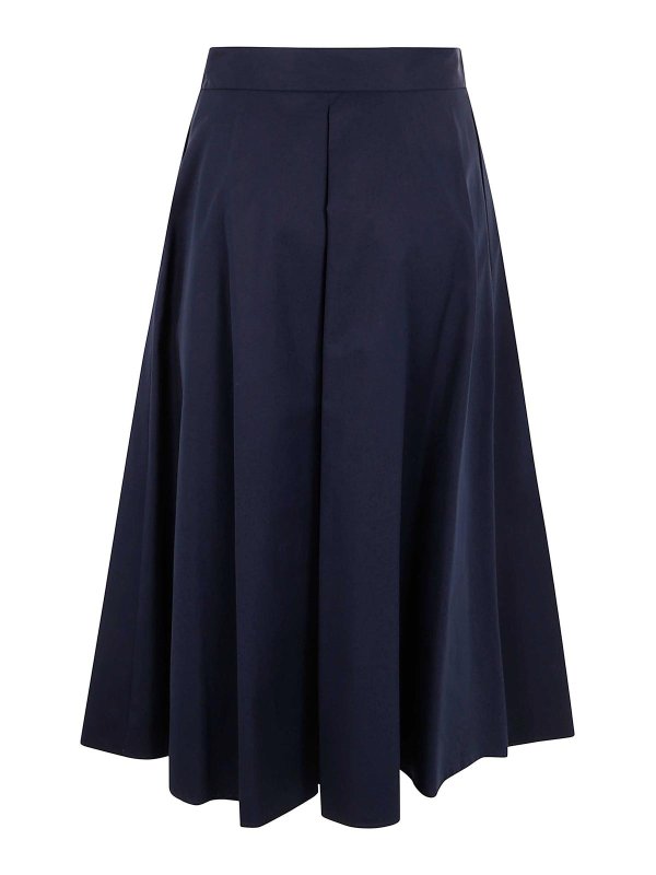 ASPESI: Knielange und Midi Röcke online - Midirock - Blau