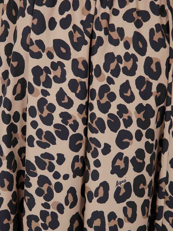 The Best Shops ASPESI: gonne al ginocchio  e longuette - Wehi Flare Midi Skirt