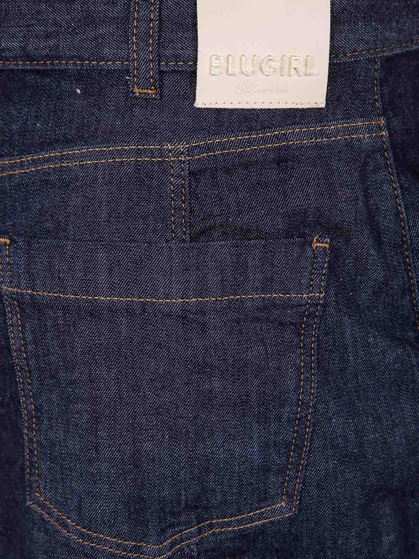 The Best Shops BLUGIRL: ニーレングススカート＆ミディ丈 - ブーツカットジーンズ - ブルー