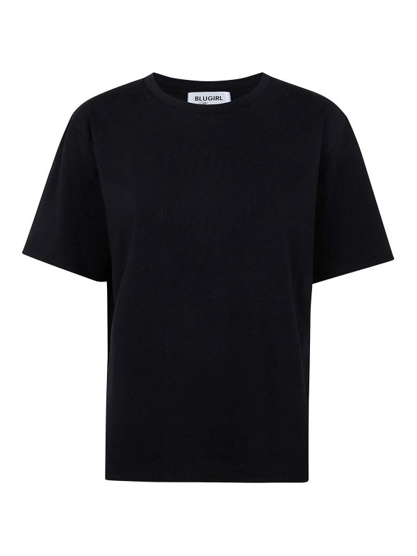 BLUGIRL: t-shirts - Cotton W/Necklace Regular T-Shirt