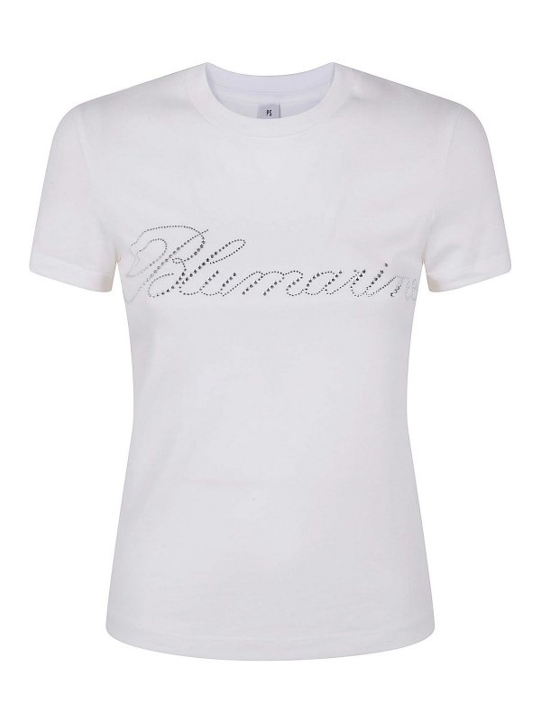 BLUMARINE: t-shirts - Jersey T-Shirt