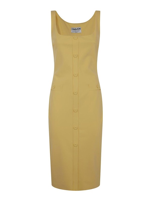 CHIARA BONI LA PETITE ROBE: Vestidos media pierna - Vestido Midi - Naranja