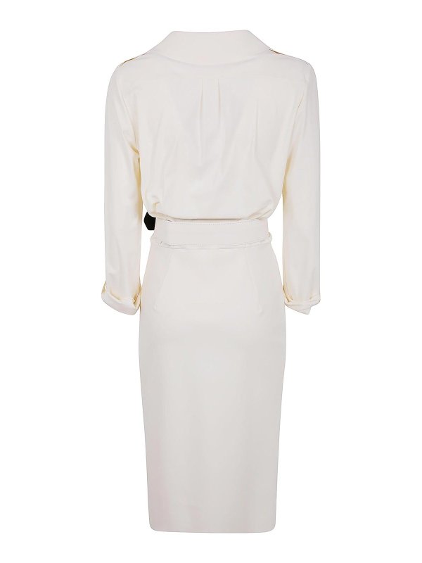 CHIARA BONI LA PETITE ROBE: ニーレングスドレス online - 膝丈ドレス - 白