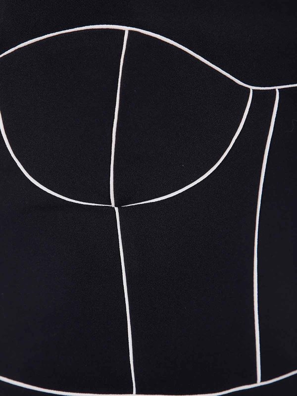 The Best Shops ELISABETTA FRANCHI: Vestidos media pierna - Vestido Midi - Negro