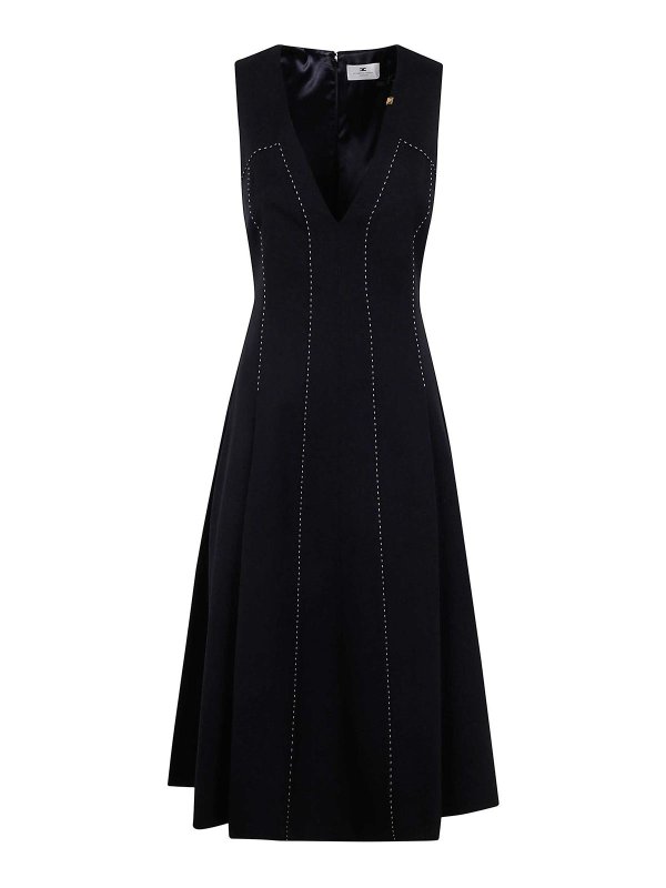 ELISABETTA FRANCHI: knee length dresses - Midi Dress