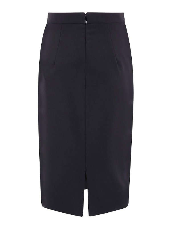 ELISABETTA FRANCHI: Jupes midi et au genou online - Jupe Midi - Noir