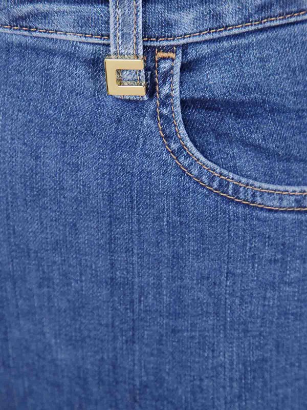 The Best Shops ELISABETTA FRANCHI: スキニージーンズ - スキニージーンズ - ブルー