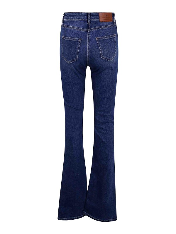 ELISABETTA FRANCHI: Jeans acampanados online - Jeans Acampanados - Azul