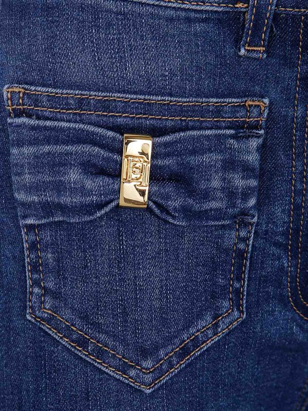 The Best Shops ELISABETTA FRANCHI: Jeans acampanados - Jeans Acampanados - Azul