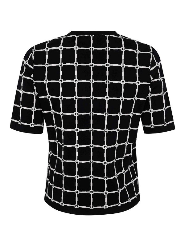 ELISABETTA FRANCHI: クルーネック online - クルーネック - 黒