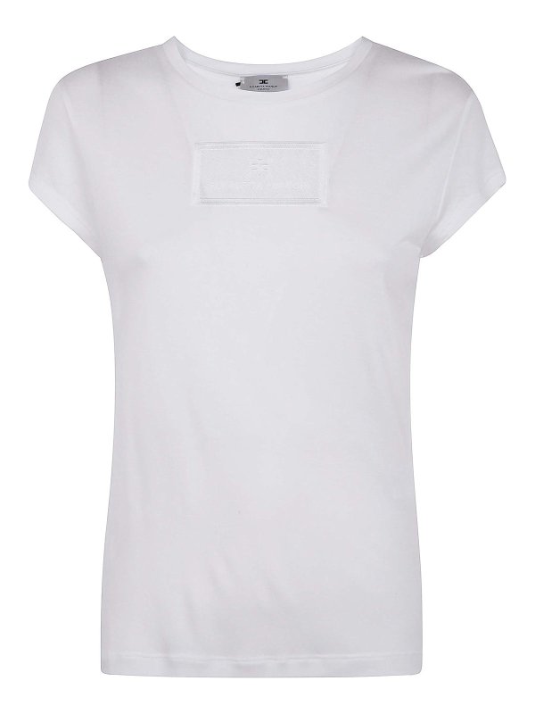 ELISABETTA FRANCHI: Tシャツ - Tシャツ - 白