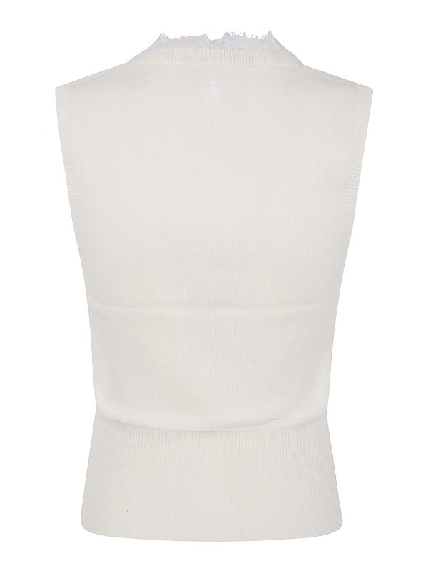 The Best Shops J.W. ANDERSON: Chalecos - Chaleco - Blanco