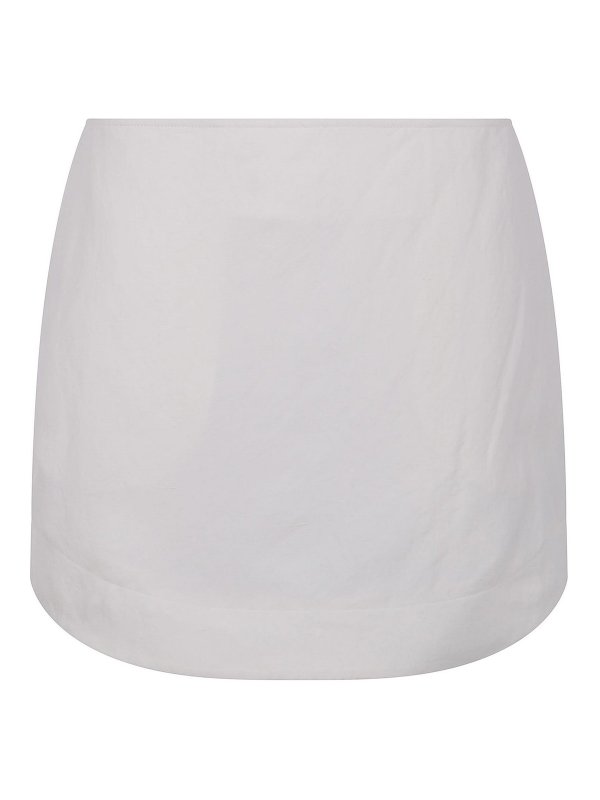 J.W. ANDERSON: mini skirts online - Curved Hem Mini Skirt