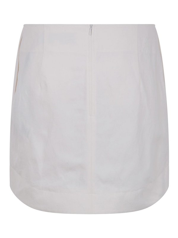 The Best Shops J.W. ANDERSON: mini skirts - Curved Hem Mini Skirt