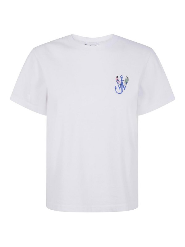 J.W. ANDERSON: T-shirts online - T-Shirt - Weiß