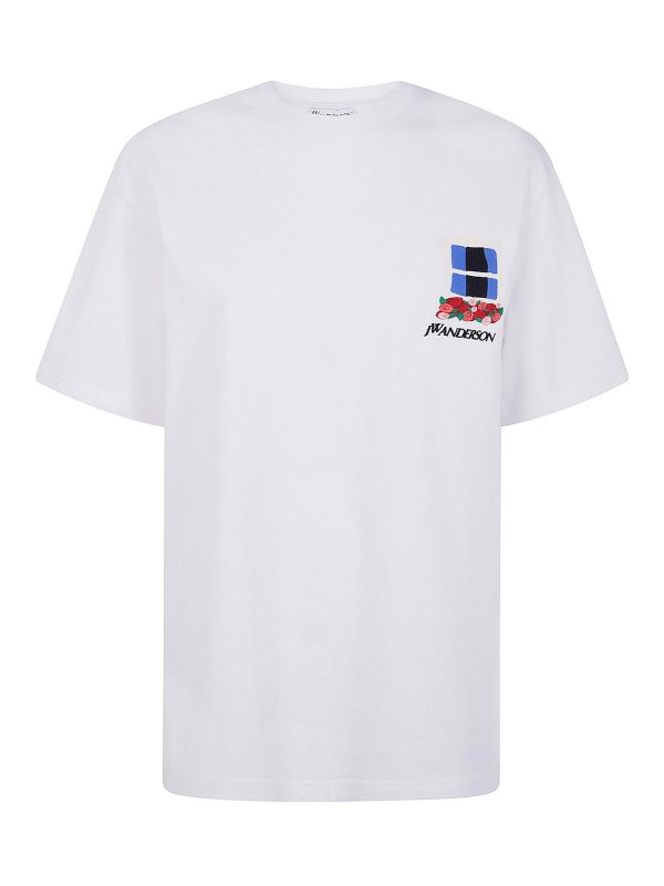 J.W. ANDERSON: T-shirts online - T-Shirt - Weiß