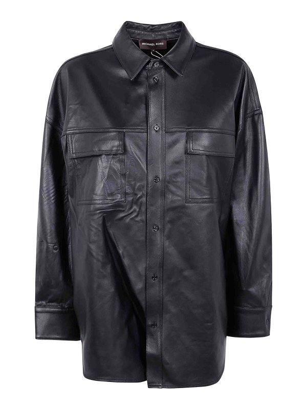 MICHAEL KORS: シャツ - シャツ - 黒