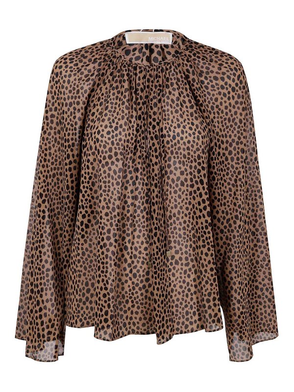 MICHAEL KORS: Tops & Tank tops - Cheetah V Neck Top