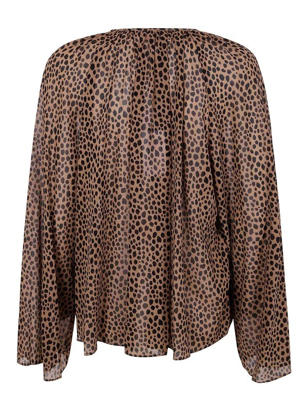 MICHAEL KORS: Tops & Tank tops online - Cheetah V Neck Top