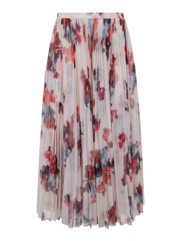 Philosophy di Lorenzo Serafini: Knee length skirts & Midi - Printed Tulle Skirt