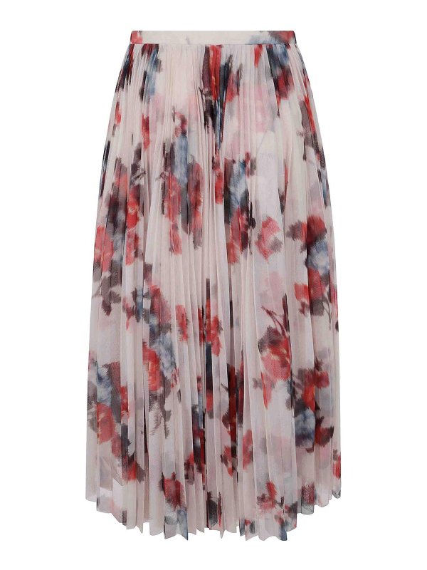 Philosophy di Lorenzo Serafini: Knee length skirts & Midi online - Printed Tulle Skirt