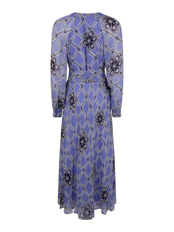 RIXO: ニーレングスドレス online - 膝丈ドレス - ブルー