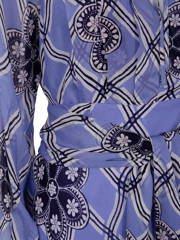 The Best Shops RIXO: ニーレングスドレス - 膝丈ドレス - ブルー