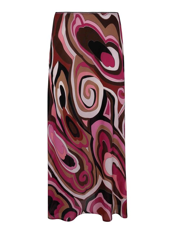 RIXO: Jupes midi et au genou - Jupe Midi - Rose