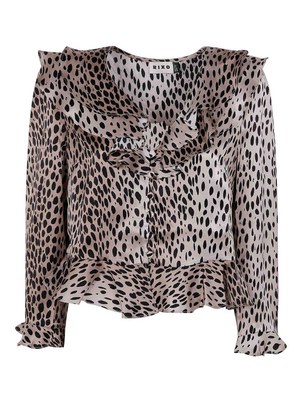 RIXO: トップス＆タンクトップ - トップ/タンクトップ - 黒