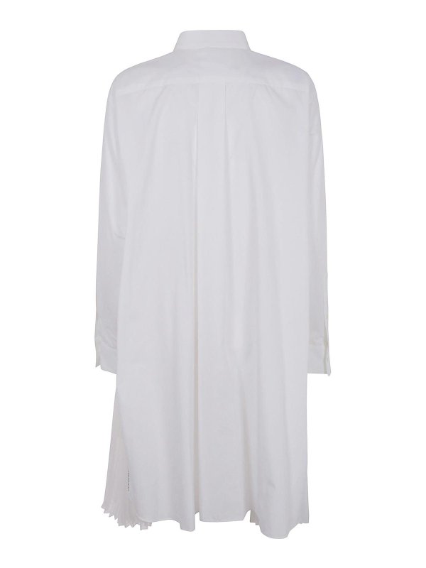 Sacai: ニーレングスドレス online - 膝丈ドレス - 白