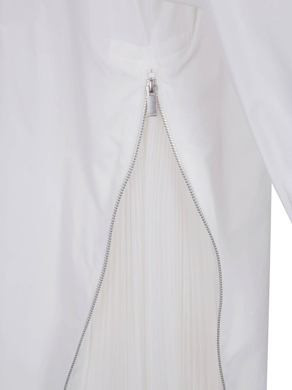 The Best Shops Sacai: ニーレングスドレス - 膝丈ドレス - 白