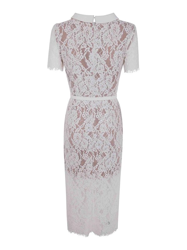 Self Portrait: Vestidos media pierna online - Vestido Midi - Blanco