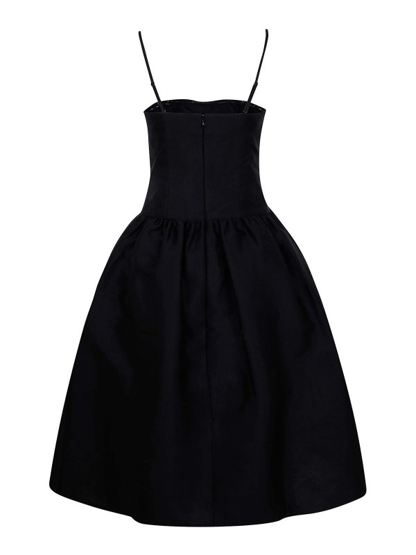 Self Portrait: abiti al ginocchio online - Abito midi con fiocco a contrasto