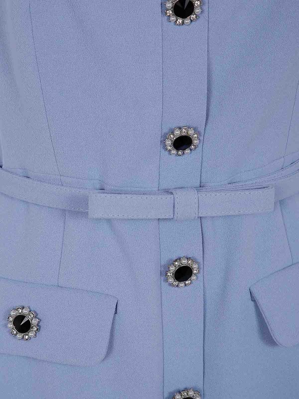 The Best Shops Self Portrait: Vestidos largos - Vestido Largo - Azul