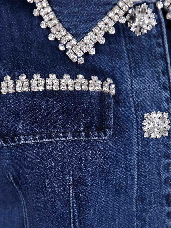 The Best Shops Self Portrait: Robes courtes - Robe Courte - Bleu