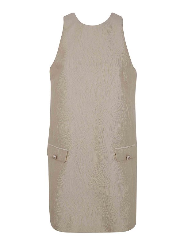 TWINSET: Vestidos cortos - Vestido Corto - Plata