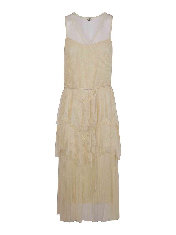 TWINSET: knee length dresses - Midi Dress